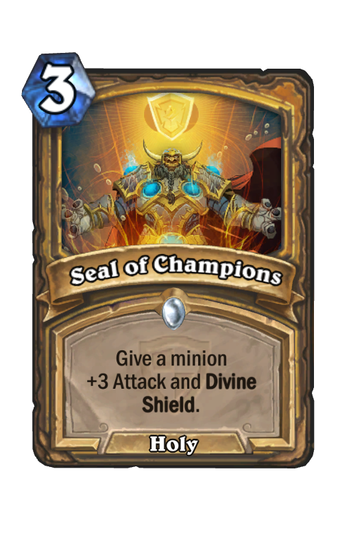 Seal of Champions Hearthstone kártya