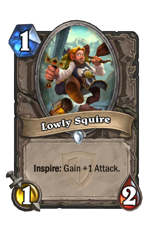 Lowly Squire Hearthstone kártya