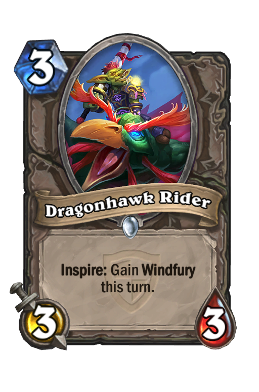 Dragonhawk Rider Hearthstone kártya