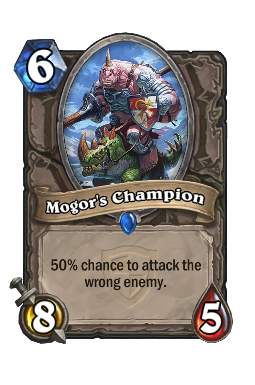 Mogor's Champion Hearthstone kártya