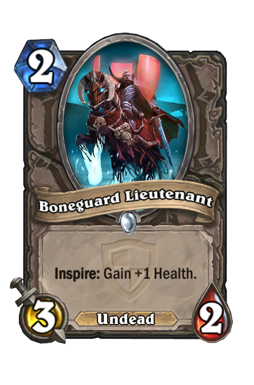 Boneguard Lieutenant Hearthstone kártya