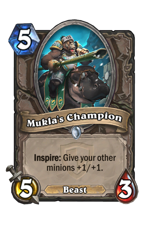 Mukla's Champion Hearthstone kártya