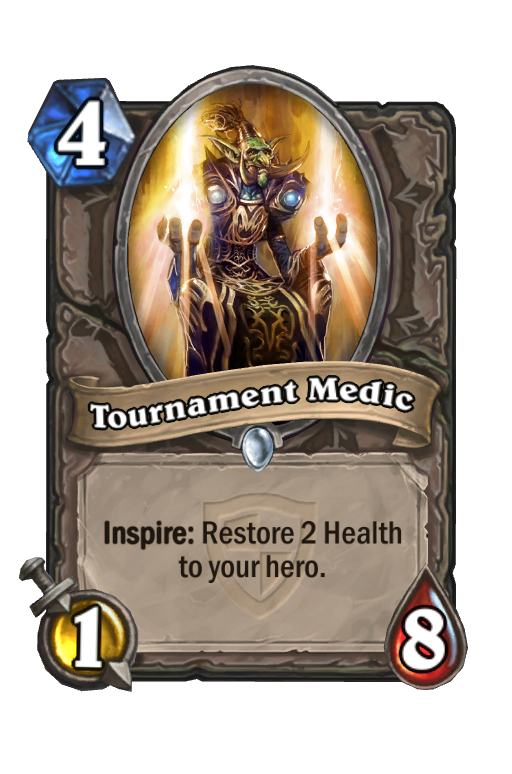 Tournament Medic Hearthstone kártya