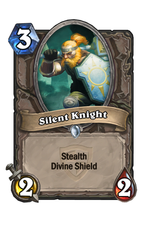 Silent Knight Hearthstone kártya