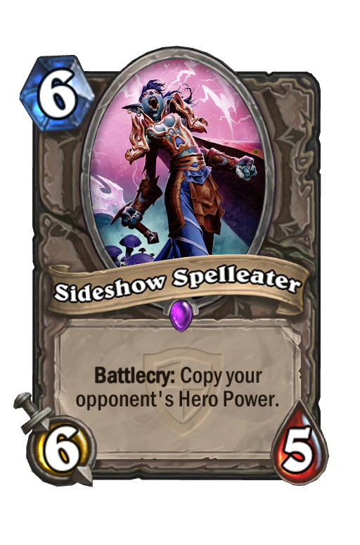 Sideshow Spelleater Hearthstone kártya