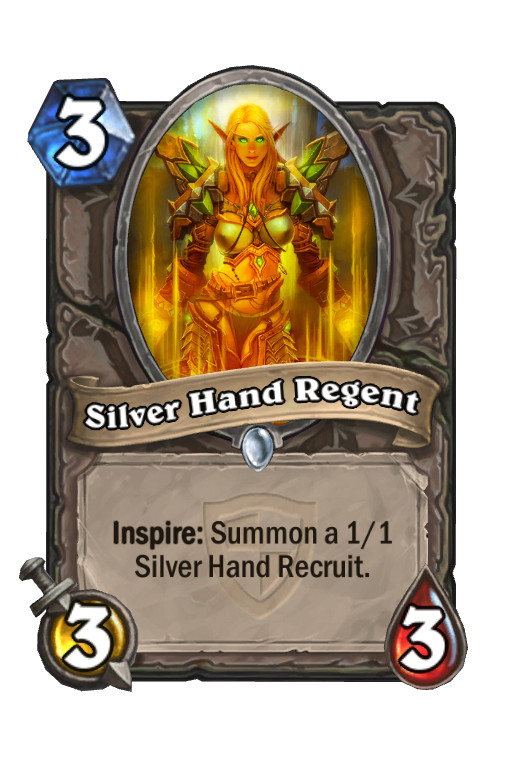 Silver Hand Regent Hearthstone kártya