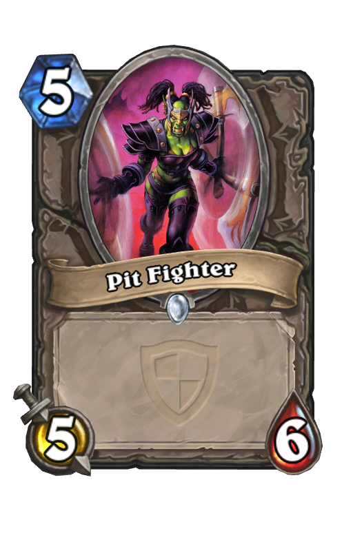 Pit Fighter Hearthstone kártya