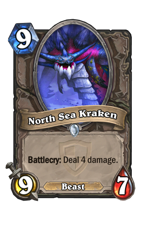 North Sea Kraken Hearthstone kártya