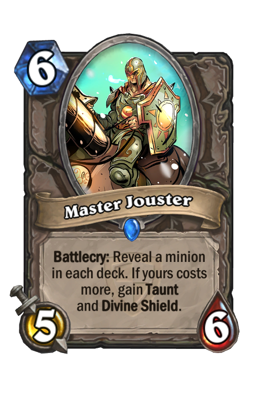 Master Jouster Hearthstone kártya