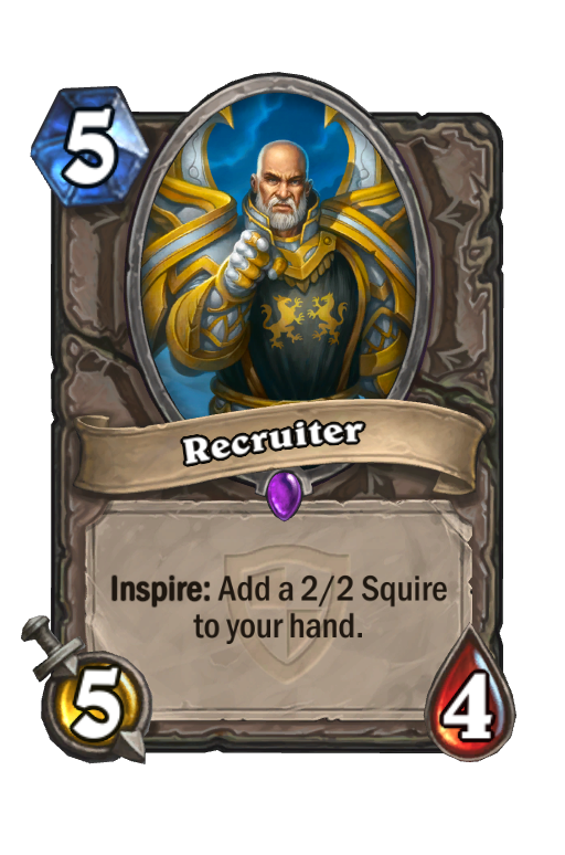 Recruiter Hearthstone kártya