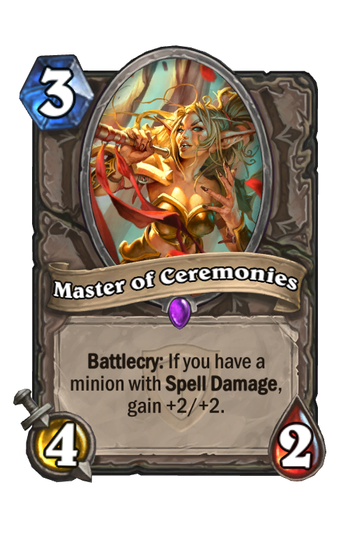 Master of Ceremonies Hearthstone kártya