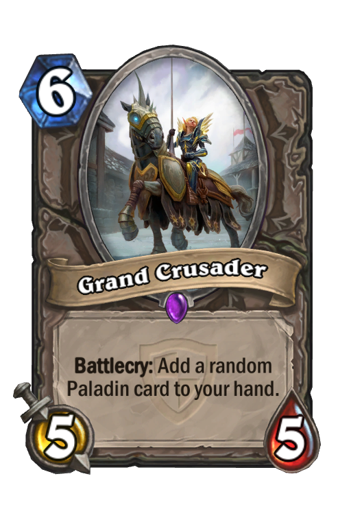 Grand Crusader Hearthstone kártya