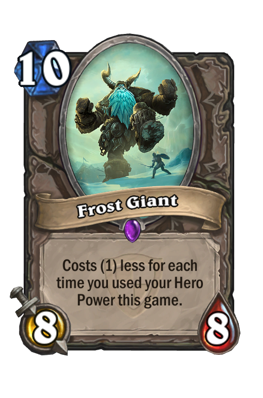 Frost Giant Hearthstone kártya