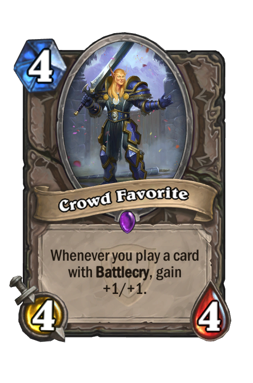 Crowd Favorite Hearthstone kártya