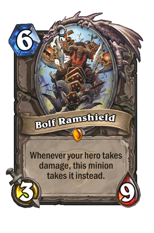 Bolf Ramshield Hearthstone kártya
