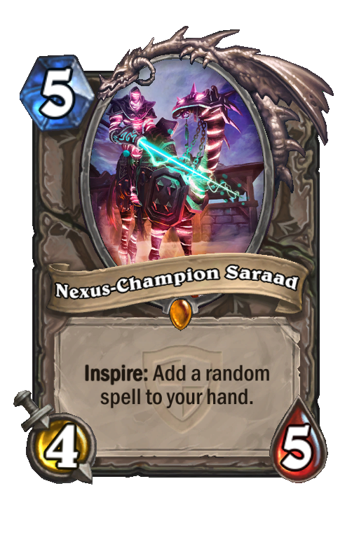 Nexus-Champion Saraad Hearthstone kártya