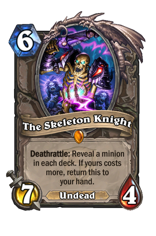 The Skeleton Knight Hearthstone kártya