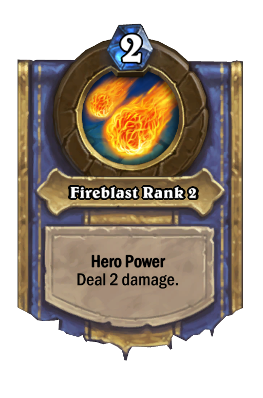 Fireblast Rank 2 Hearthstone kártya