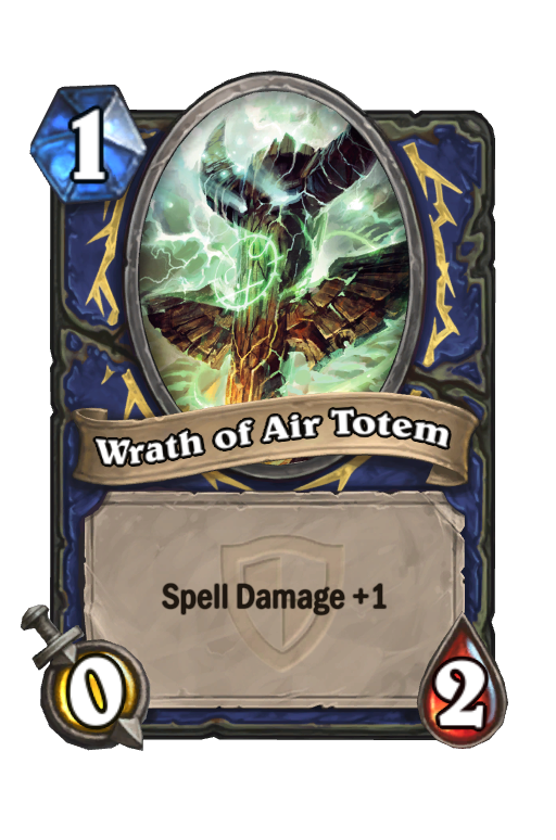 Wrath of Air Totem Hearthstone kártya