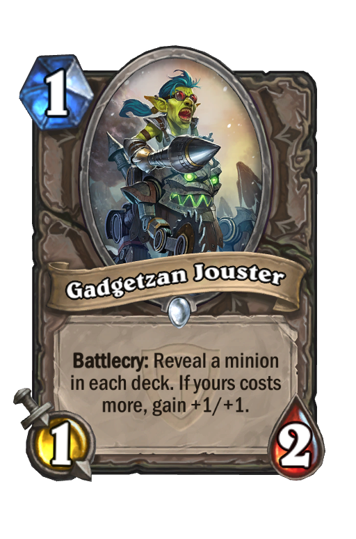 Gadgetzan Jouster Hearthstone kártya