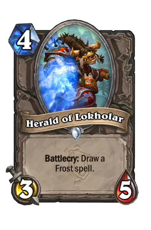 Herald of Lokholar Hearthstone kártya
