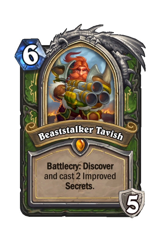 Beaststalker Tavish Hearthstone kártya