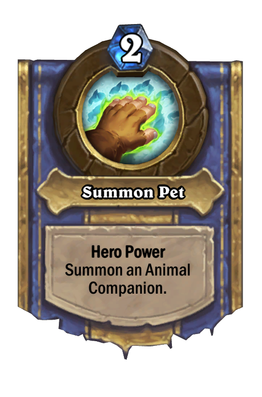 Summon Pet Hearthstone kártya