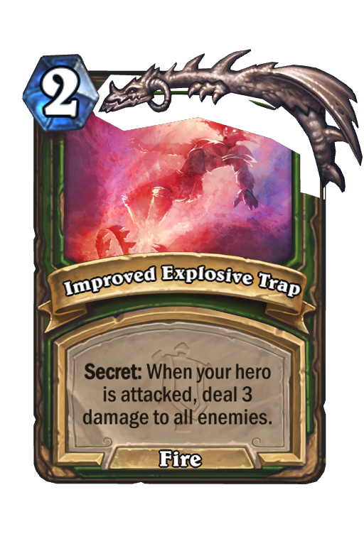 Improved Explosive Trap Hearthstone kártya