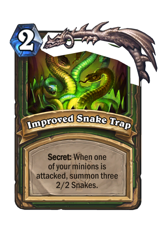 Improved Snake Trap Hearthstone kártya