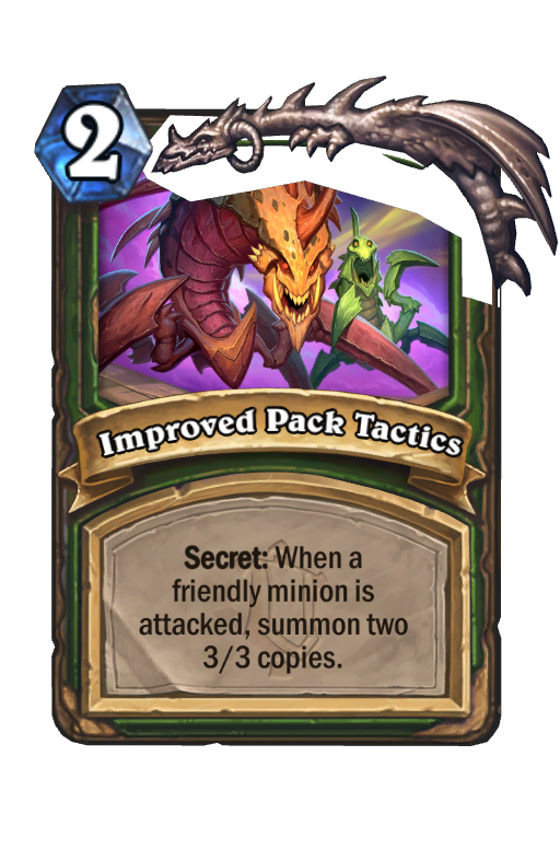Improved Pack Tactics Hearthstone kártya