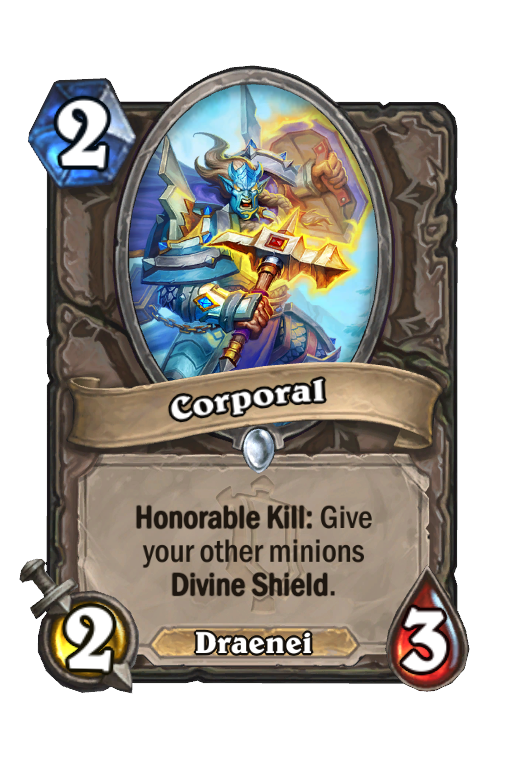 Corporal Hearthstone kártya