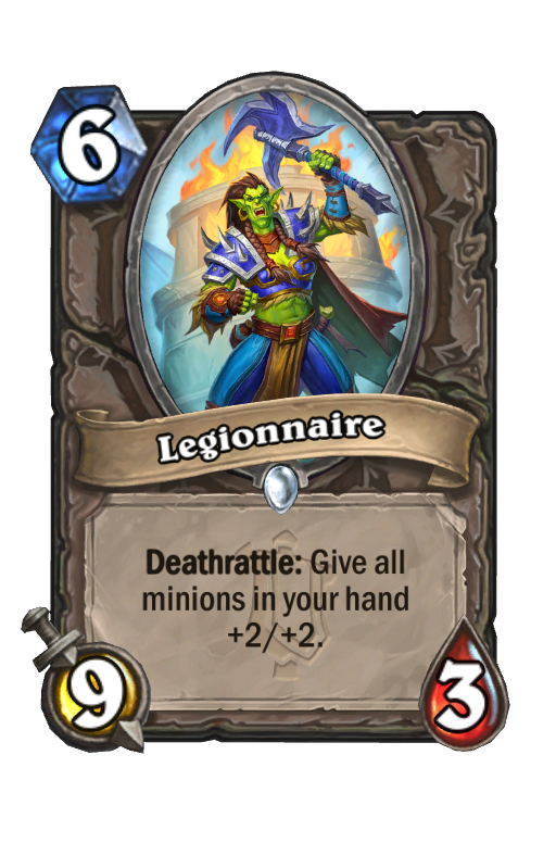 Legionnaire Hearthstone kártya