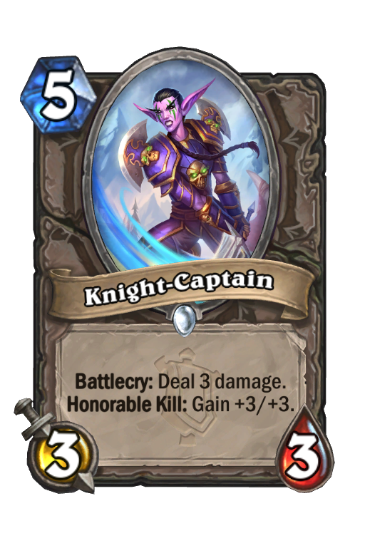 Knight-Captain Hearthstone kártya