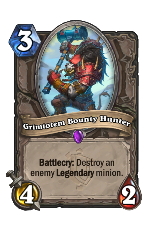 Grimtotem Bounty Hunter Hearthstone kártya