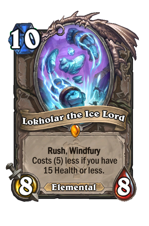 Lokholar the Ice Lord Hearthstone kártya