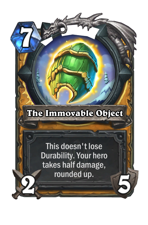 The Immovable Object Hearthstone kártya