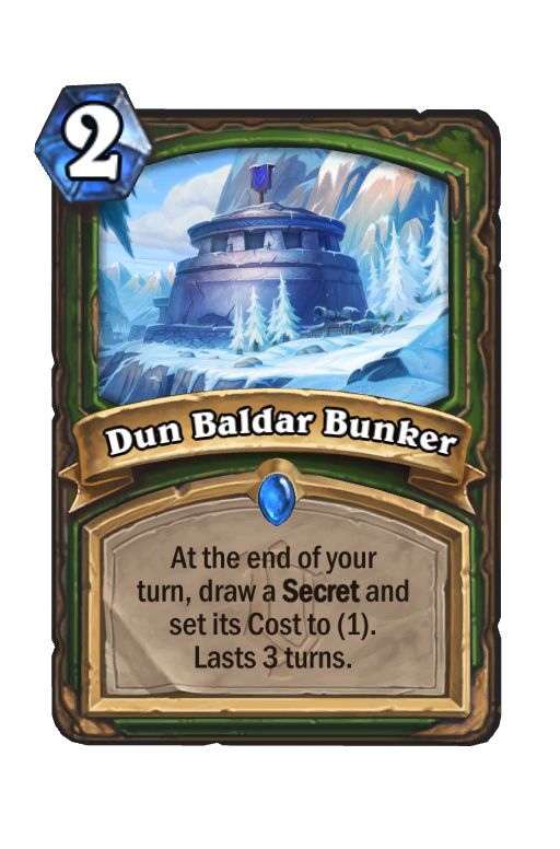 Dun Baldar Bunker Hearthstone kártya