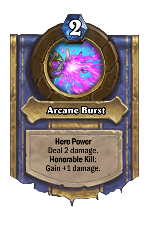 Arcane Burst Hearthstone kártya