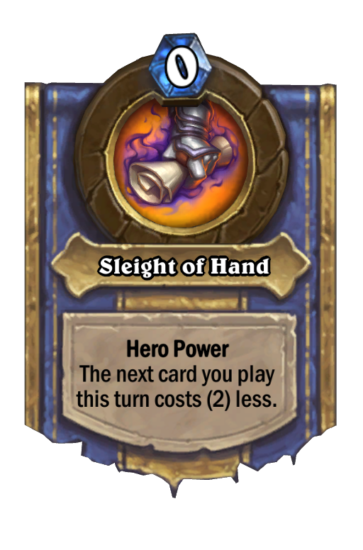 Sleight of Hand Hearthstone kártya