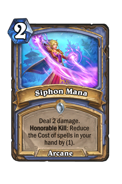 Siphon Mana Hearthstone kártya
