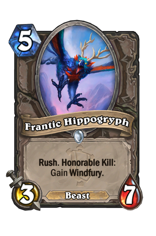 Frantic Hippogryph Hearthstone kártya