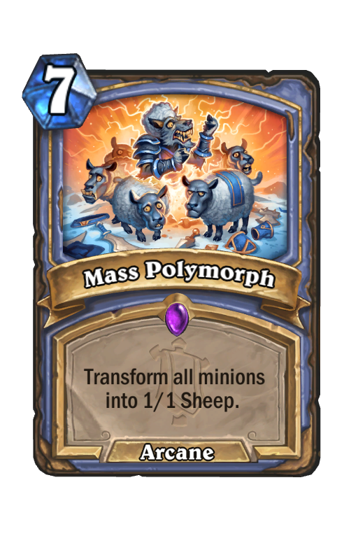 Mass Polymorph Hearthstone kártya