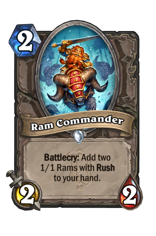 Ram Commander Hearthstone kártya