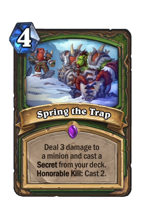 Spring the Trap Hearthstone kártya