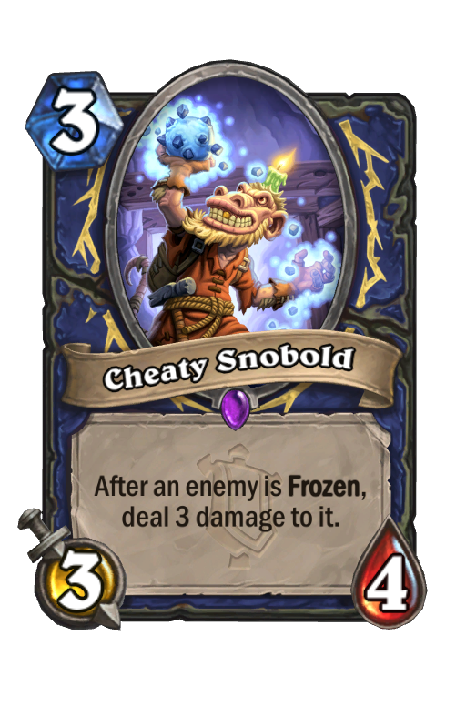Cheaty Snobold Hearthstone kártya