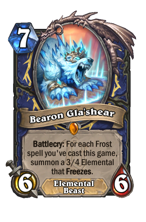 Bearon Gla'shear Hearthstone kártya