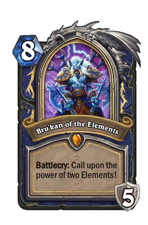 Bru'kan of the Elements Hearthstone kártya