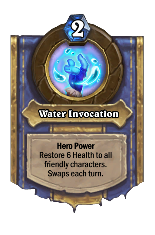 Water Invocation Hearthstone kártya