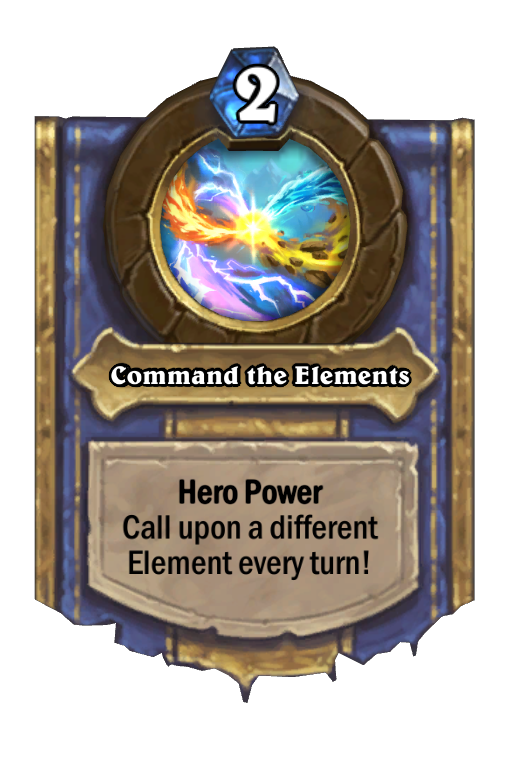 Command the Elements Hearthstone kártya