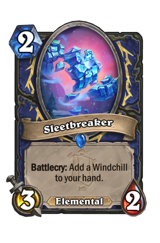 Sleetbreaker Hearthstone kártya